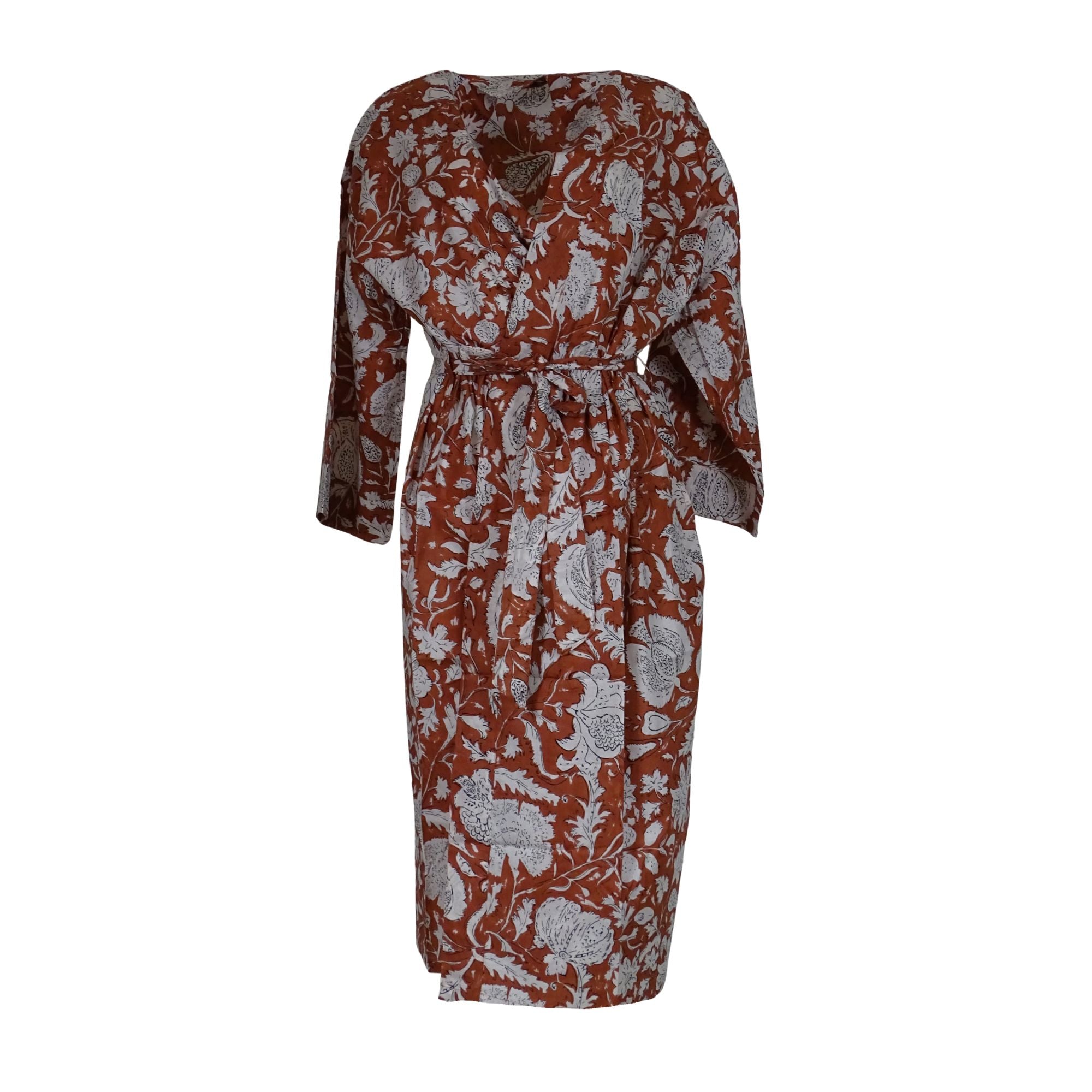 Kimono Blockprint Sienna