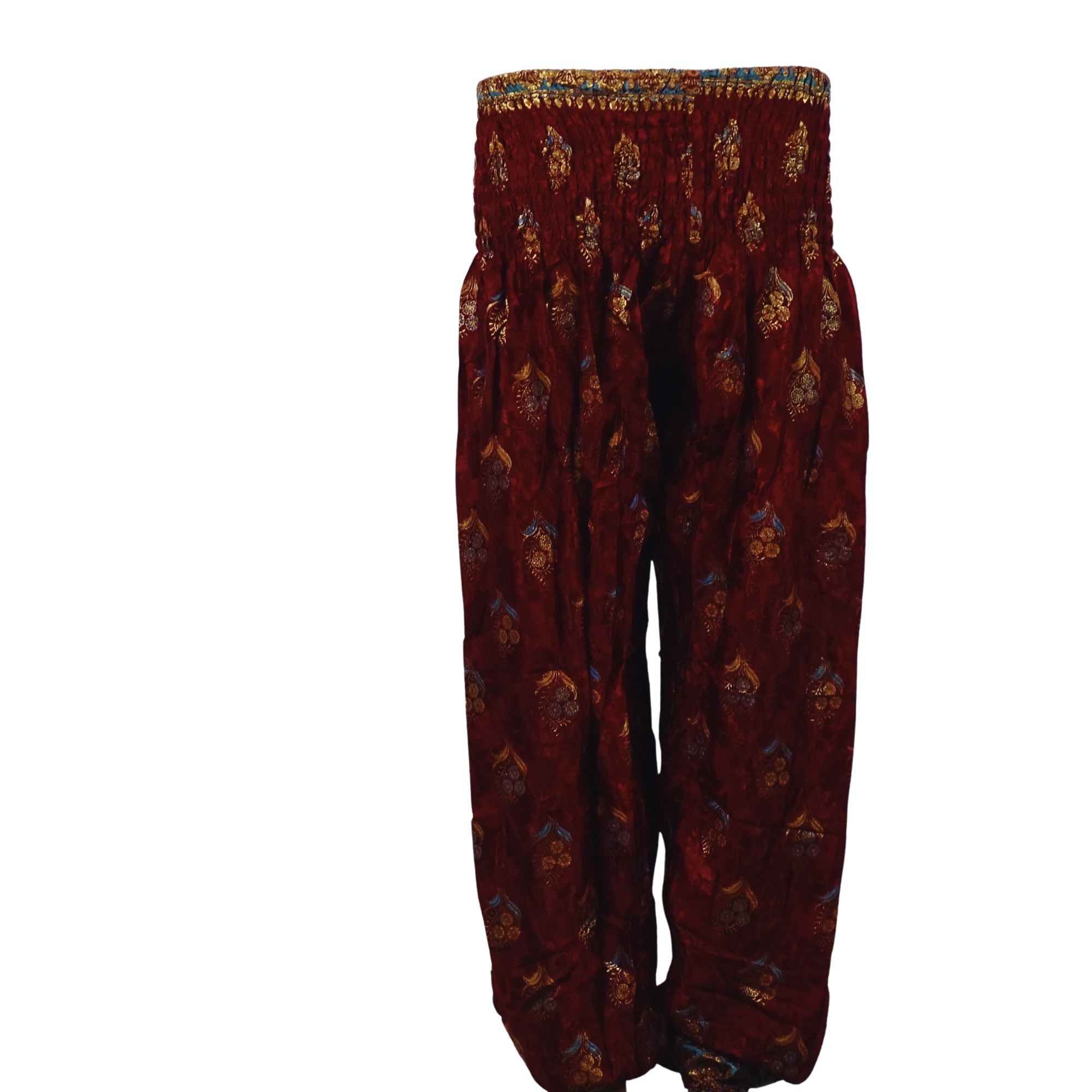 Haremsbukser Vintage Burgundy