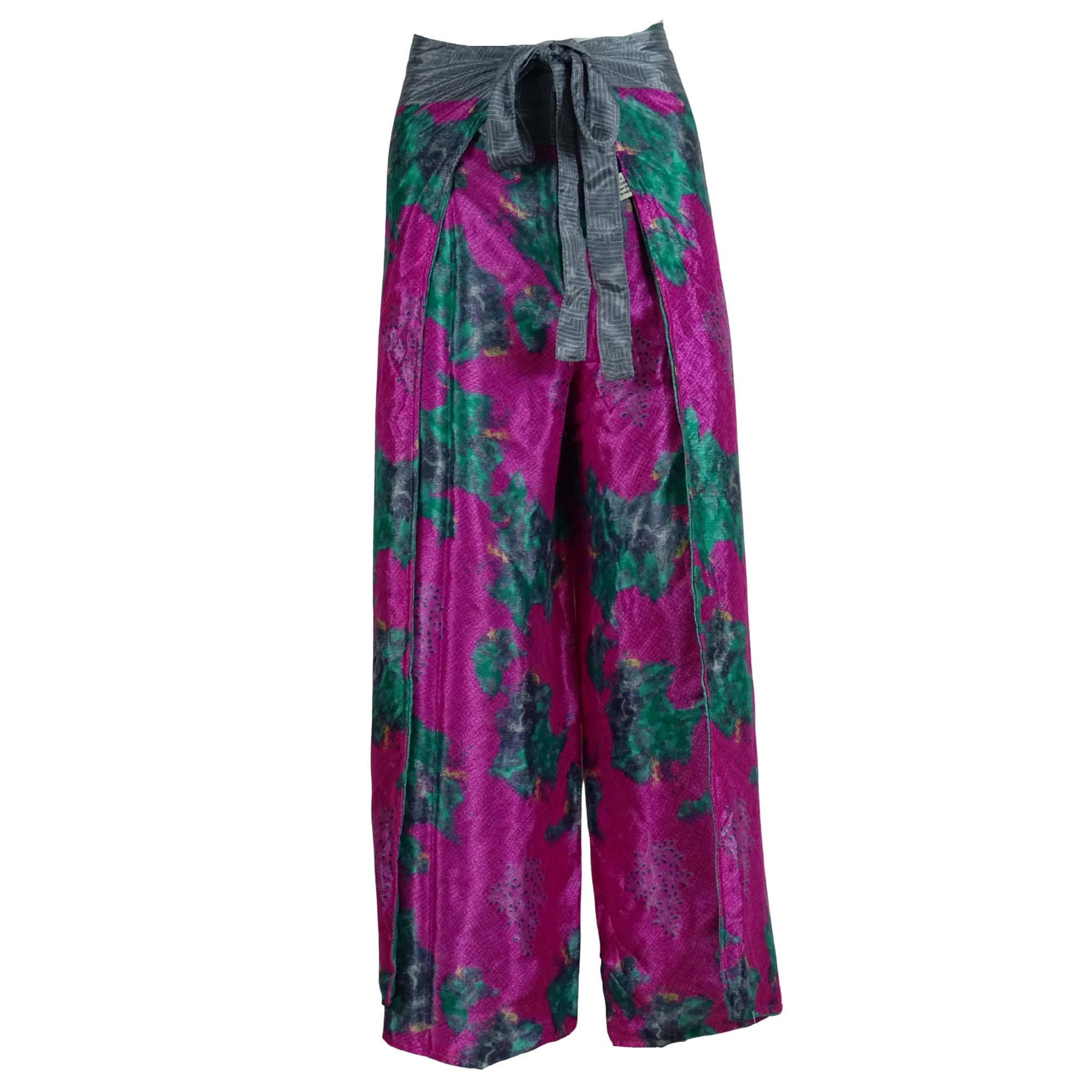 Anika Wrap Bukser - Turquoise Pink