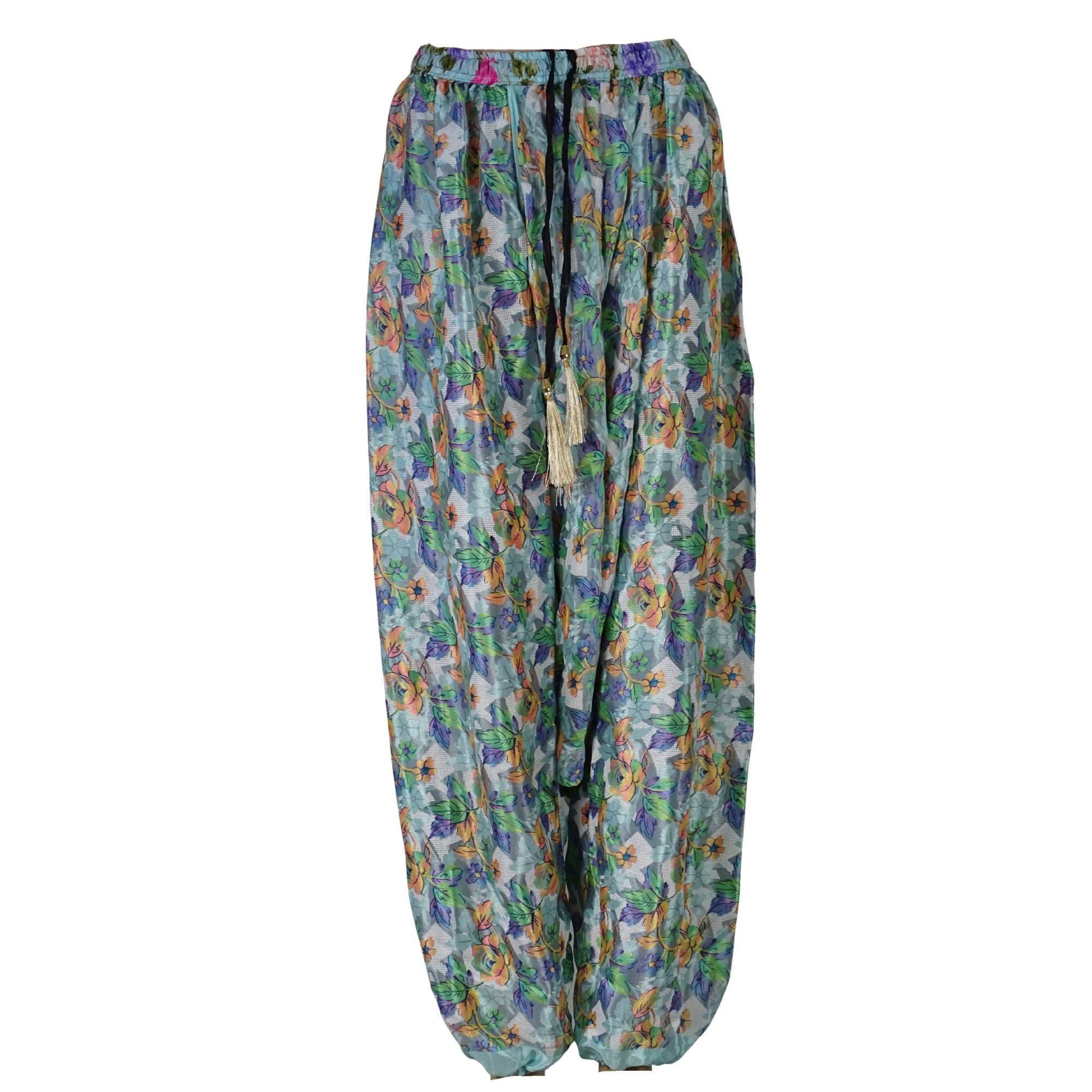 Baggy Haremsbukser Pastel Flowers