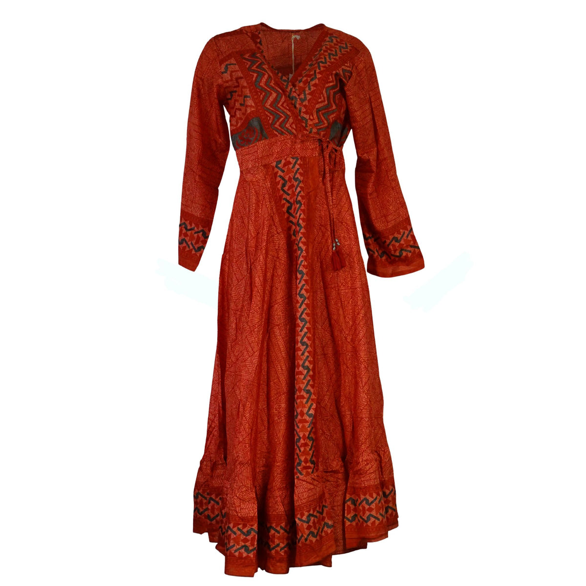 Bhavani Slå-om Kjole Terracotta Red