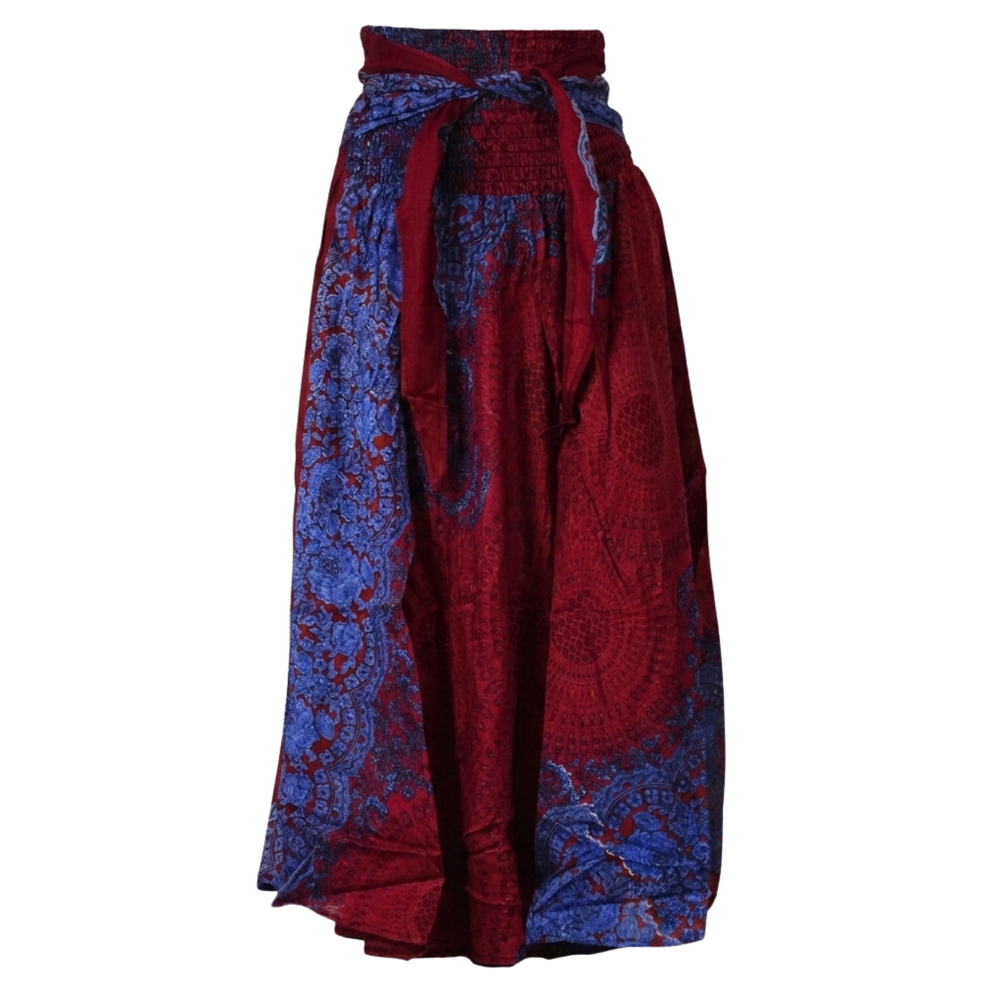 Mandala Maxi Nederdel Burgundy