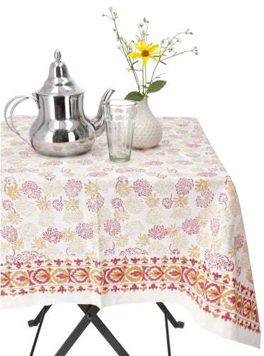 Blockprint Dug Rose Gul