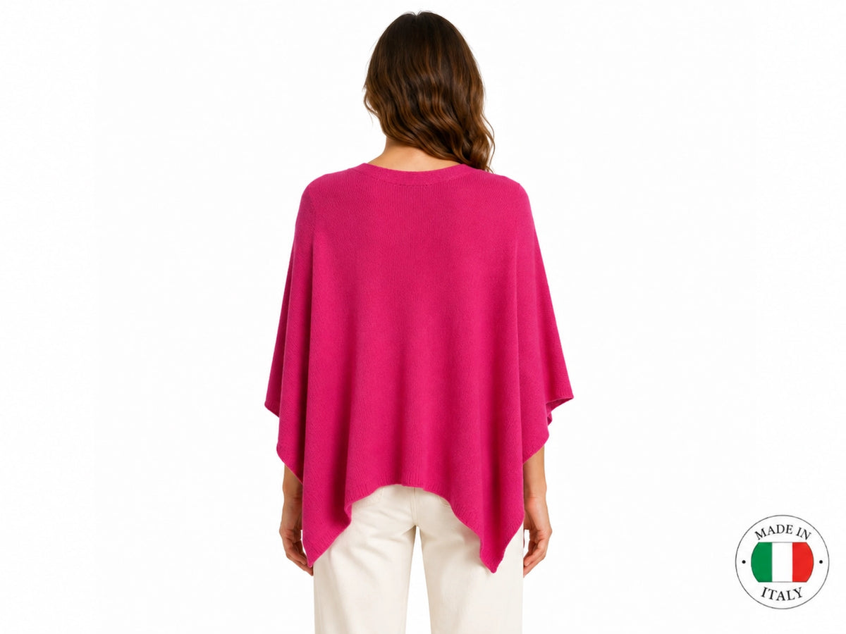 Strikket Poncho Cape