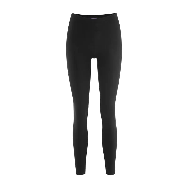 Sorte økologiske leggings i GOTS-certificeret bomuld fra BYSOUL.