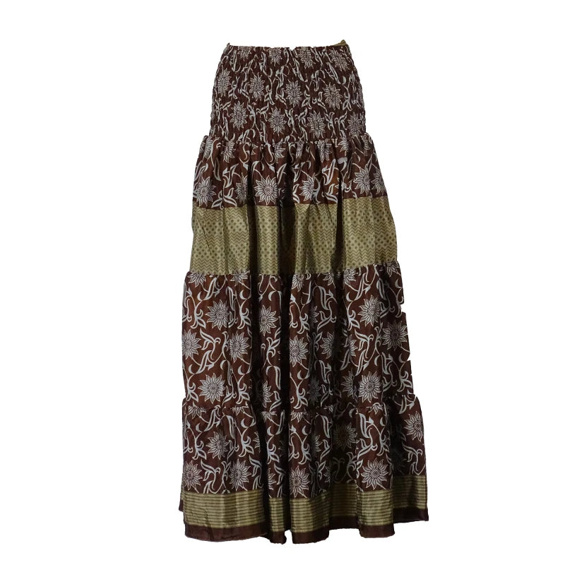 Maxi Nederdel Brown