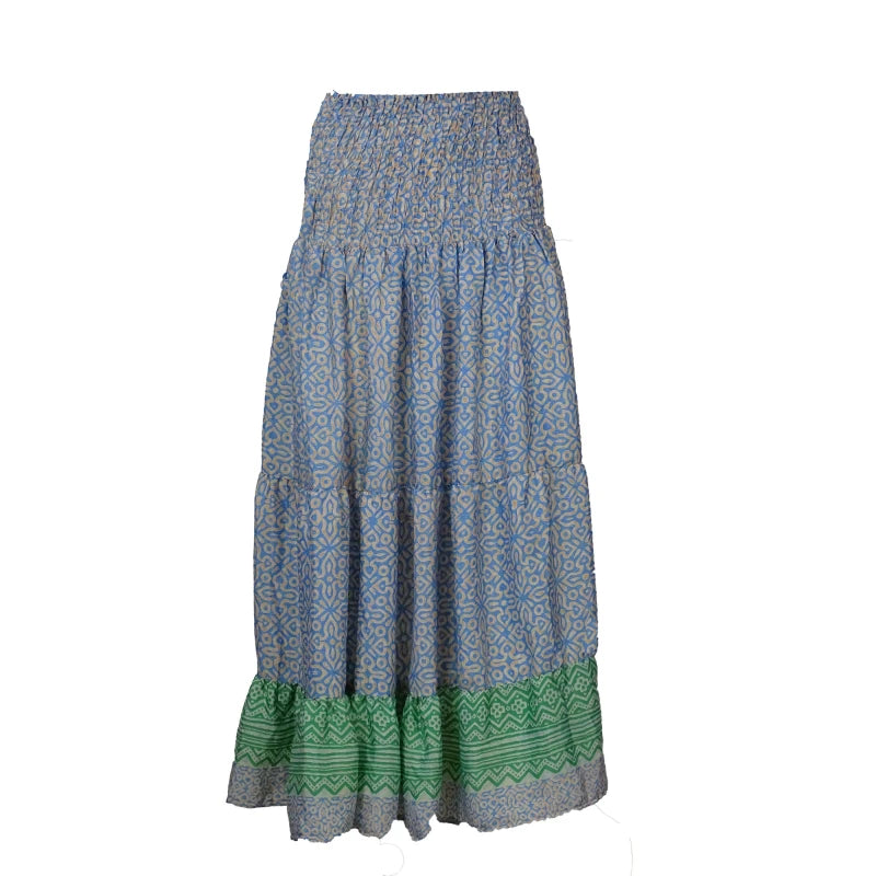 Maxi Nederdel Light Blue