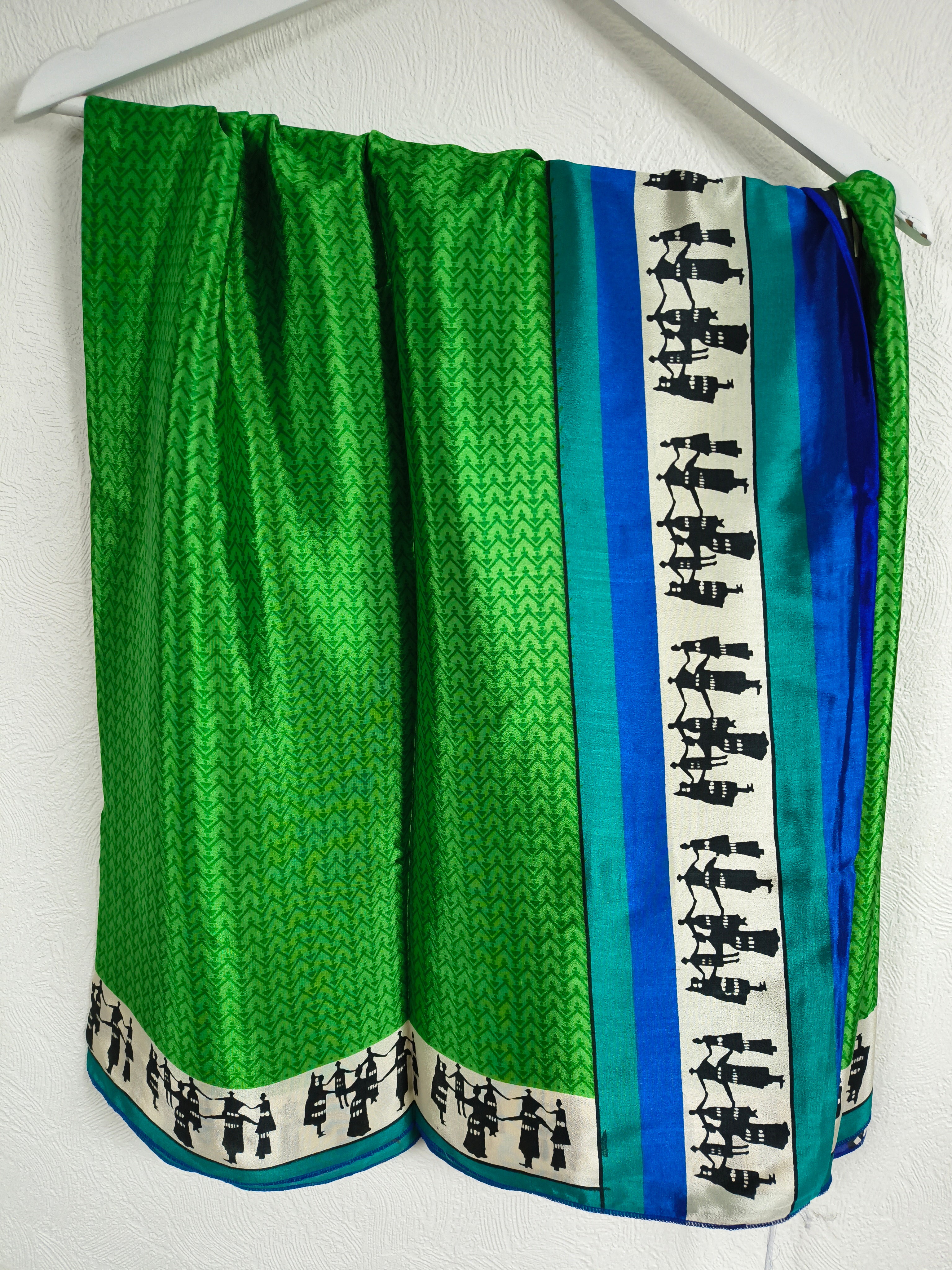 Meera Silketørklæde Green n&