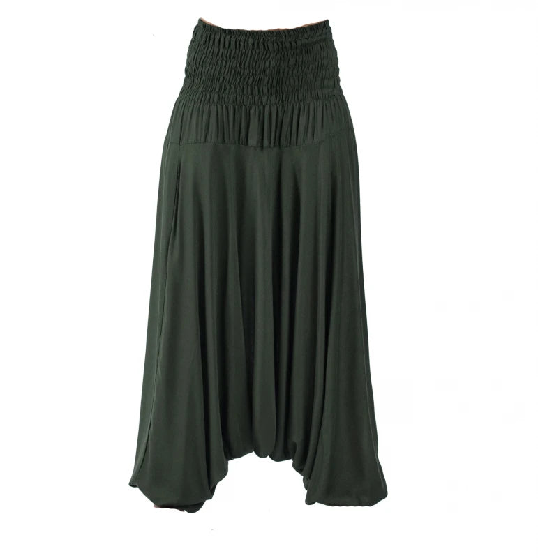 Thai Baggy Haremsbukser Green