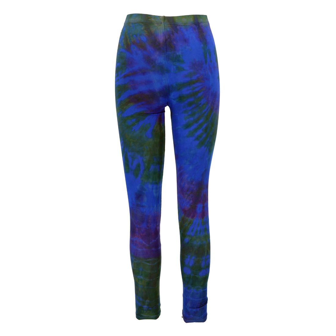 Tie Dye Leggings Blue Green