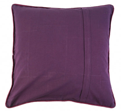 Sari patchwork pudebetræk - Lilla