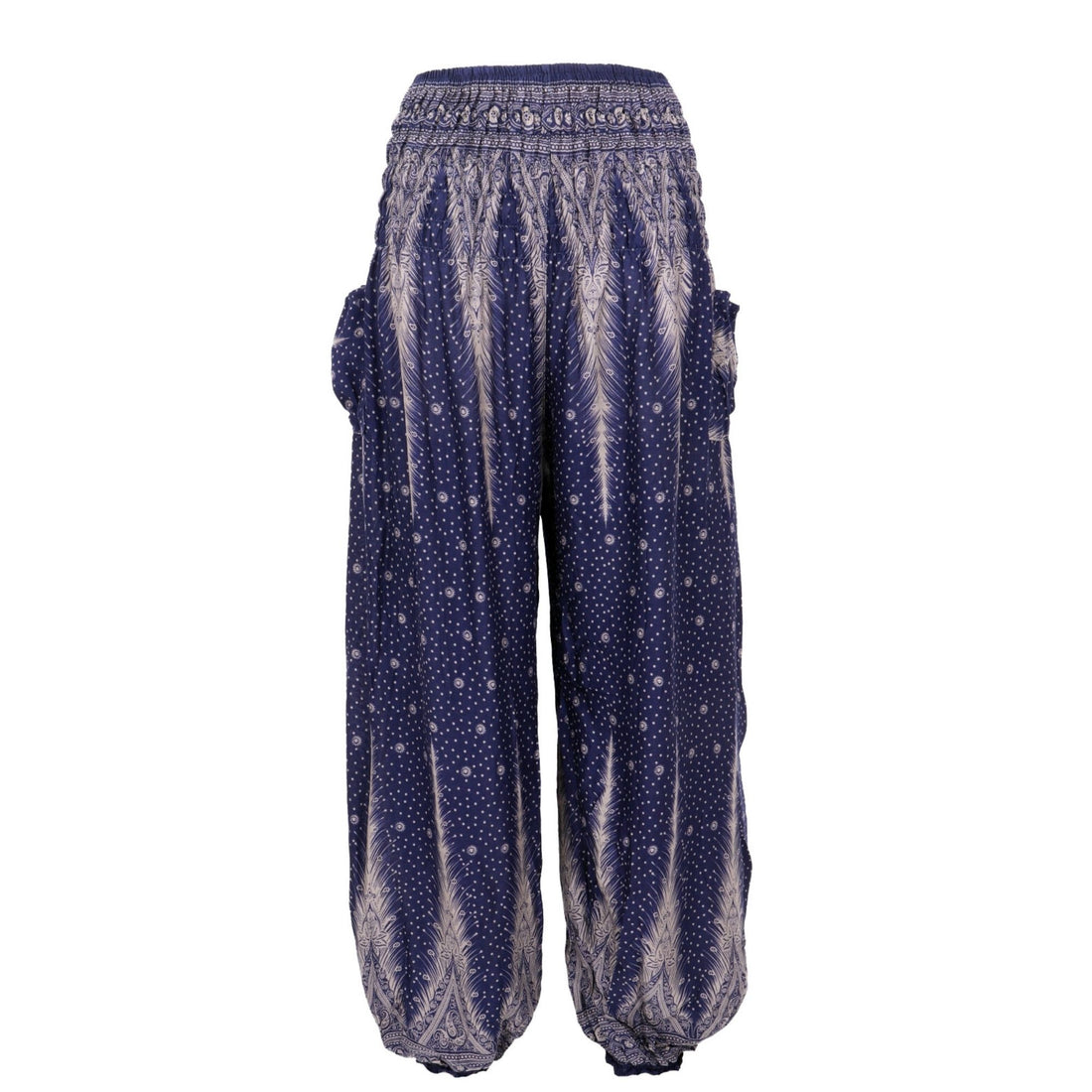 Thai Haremsbukser High-Cut Dark Blue