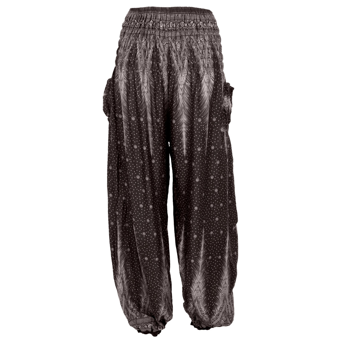 Thai Haremsbukser High-Cut Black