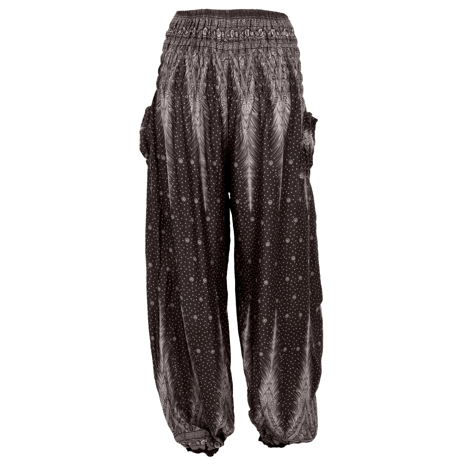 Thai Haremsbukser High-Cut Black