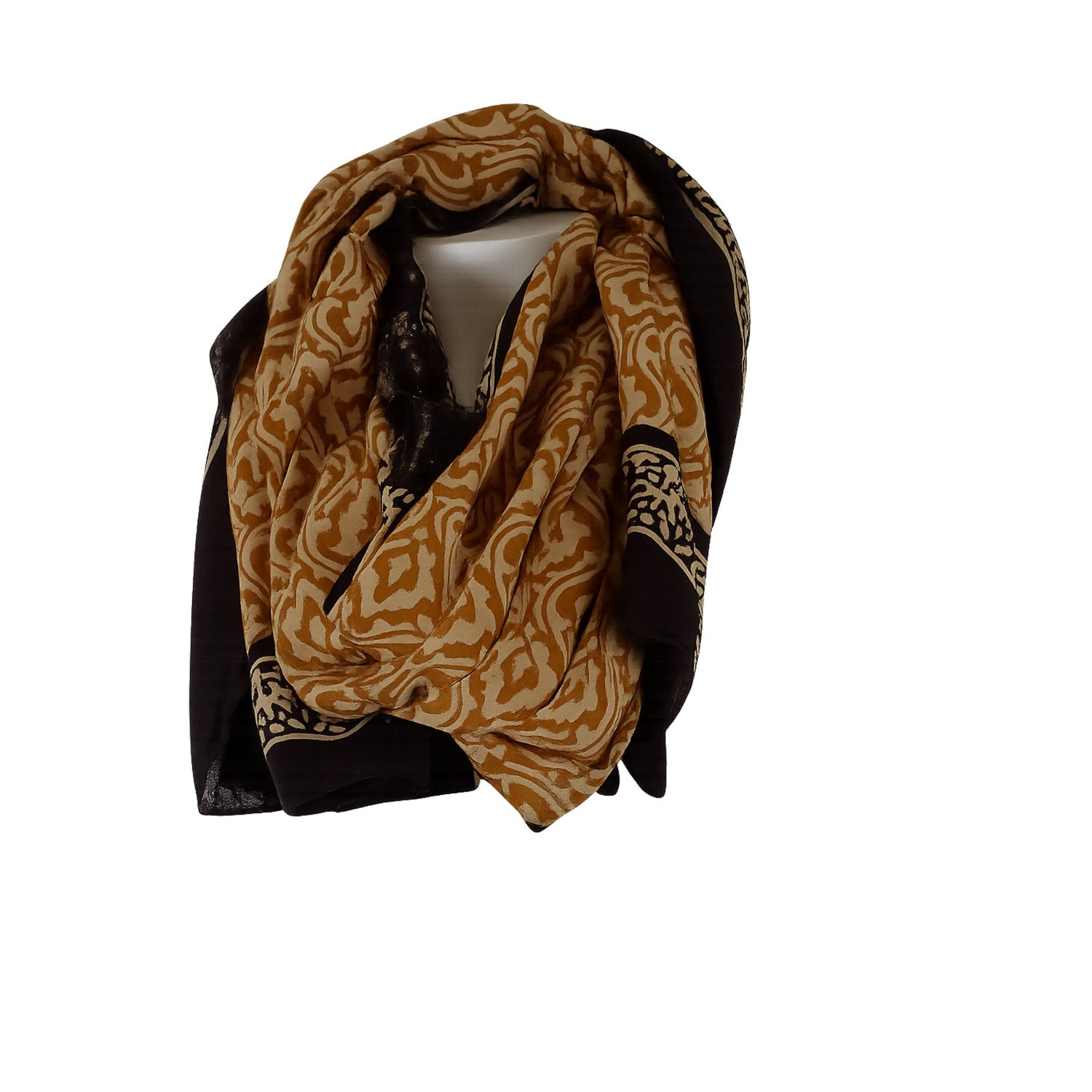 Blockprint Sarong Sand