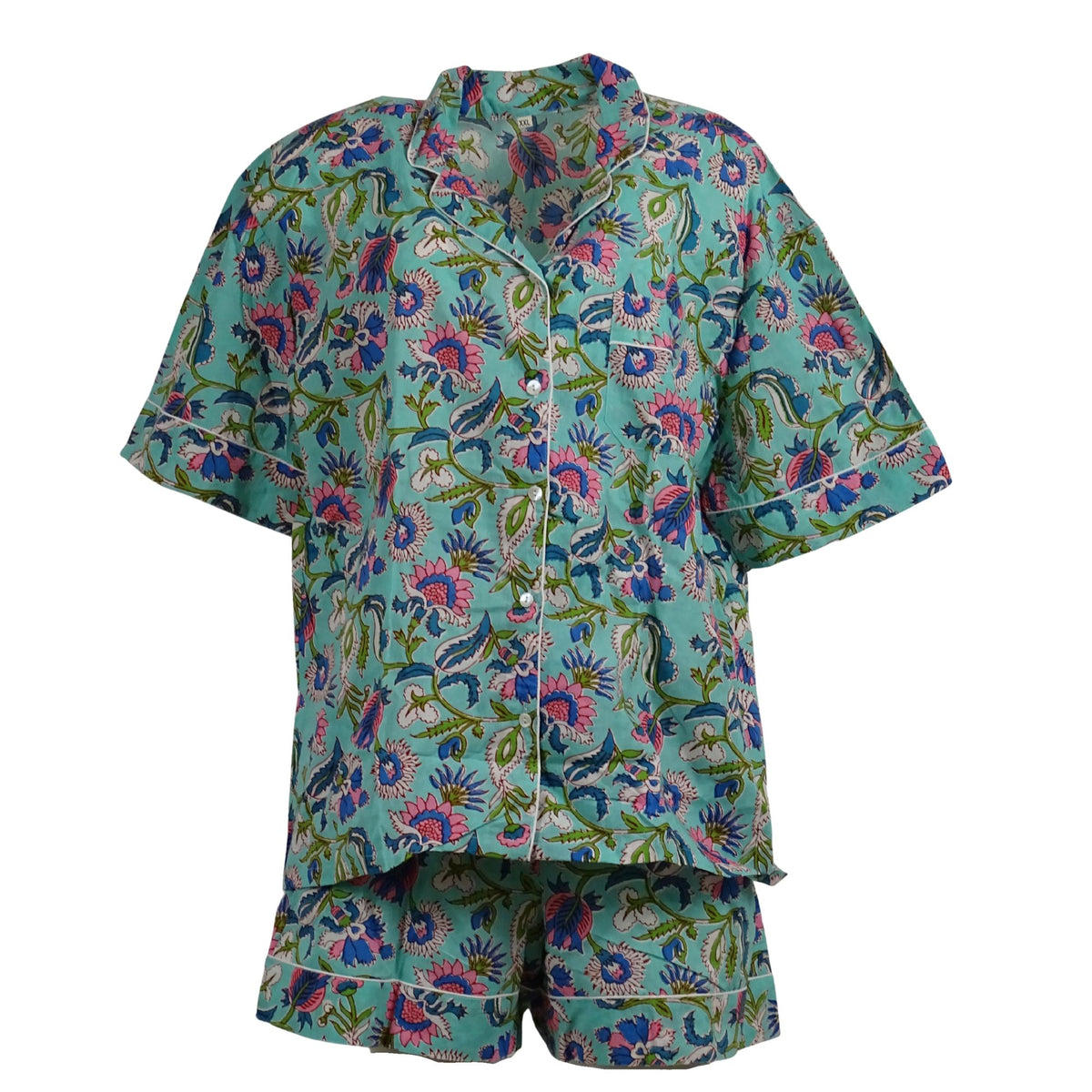 Pyjamas Sæt Shorts Mint