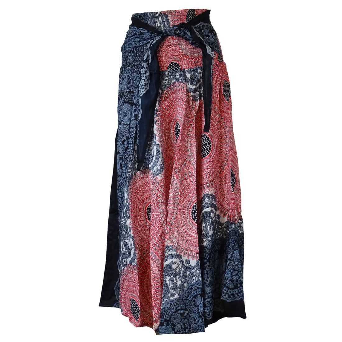 Mandala Maxi Nederdel Grey Red