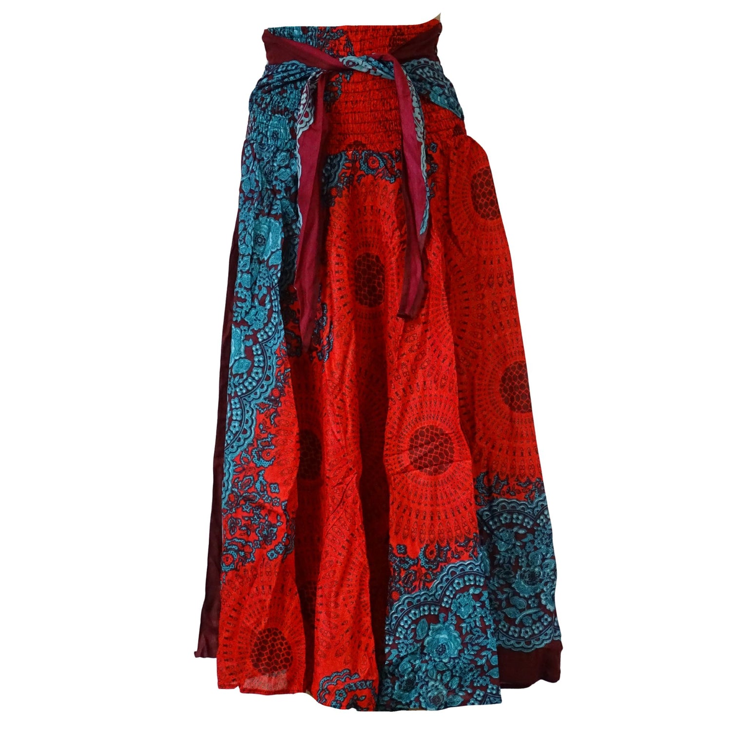 Mandala Maxi Nederdel Red