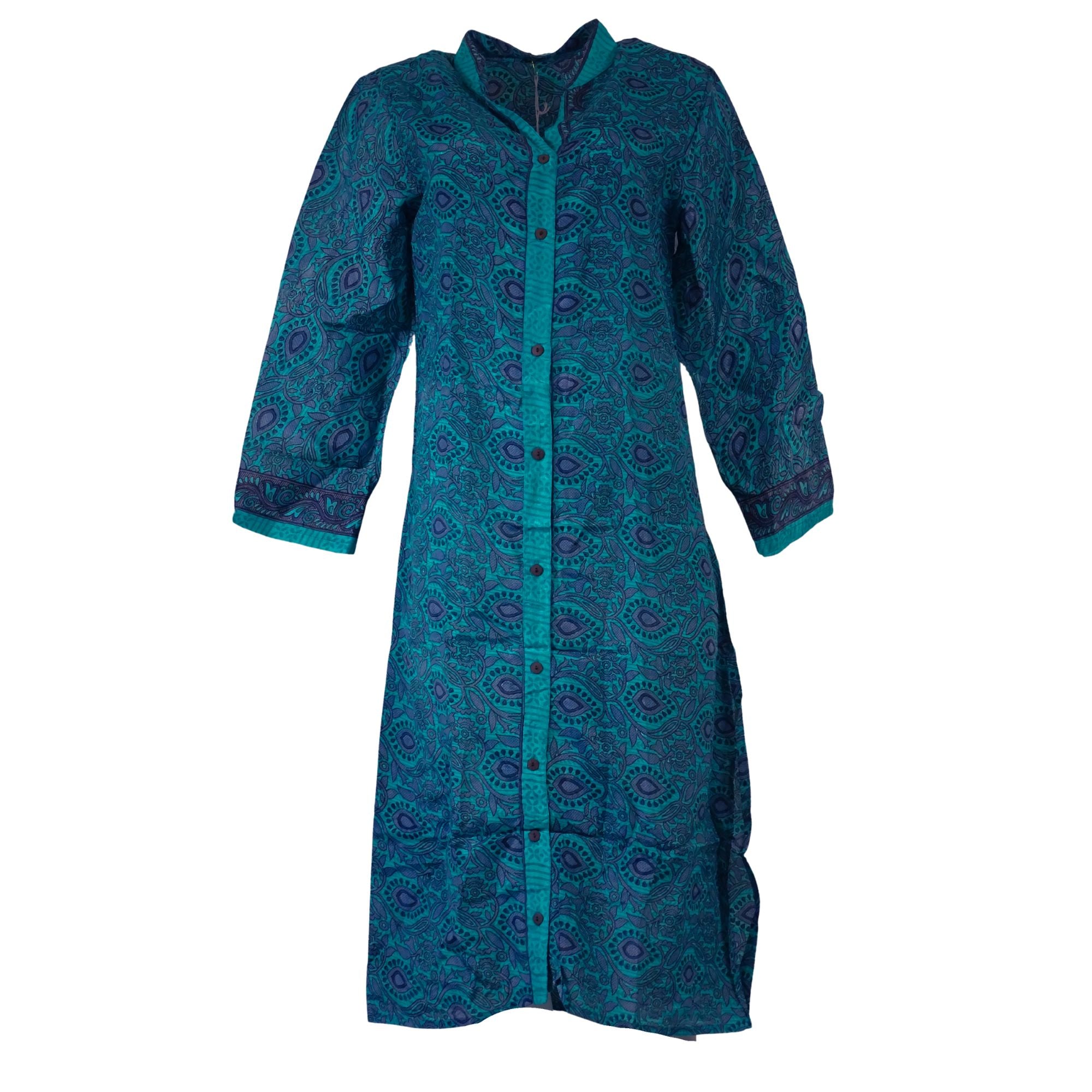 Anaya Skjortekjole Turquoise
