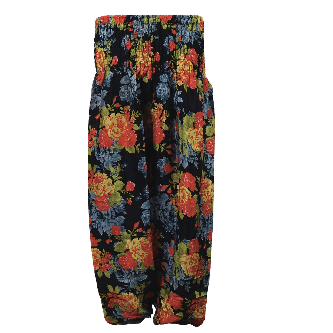 Haremsbukser Vintage Floral Black