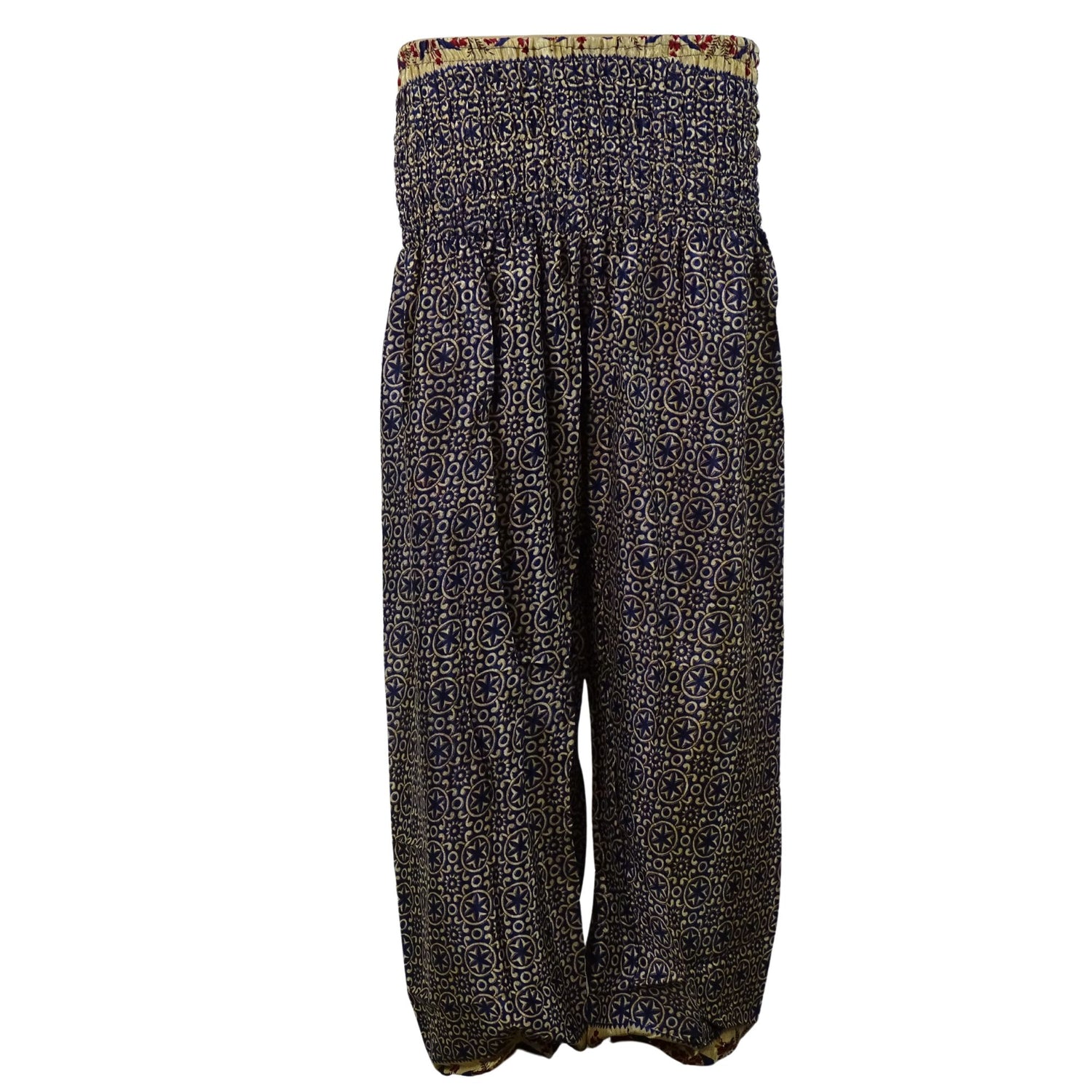 Haremsbukser Vintage Navy Beige