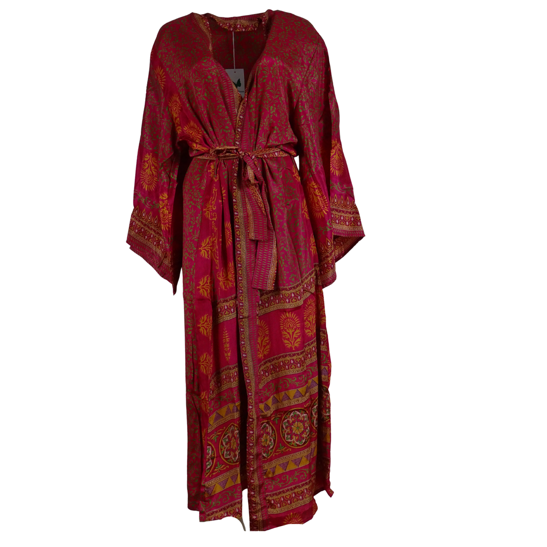 Leela Lang Kimono Fuchsia Red