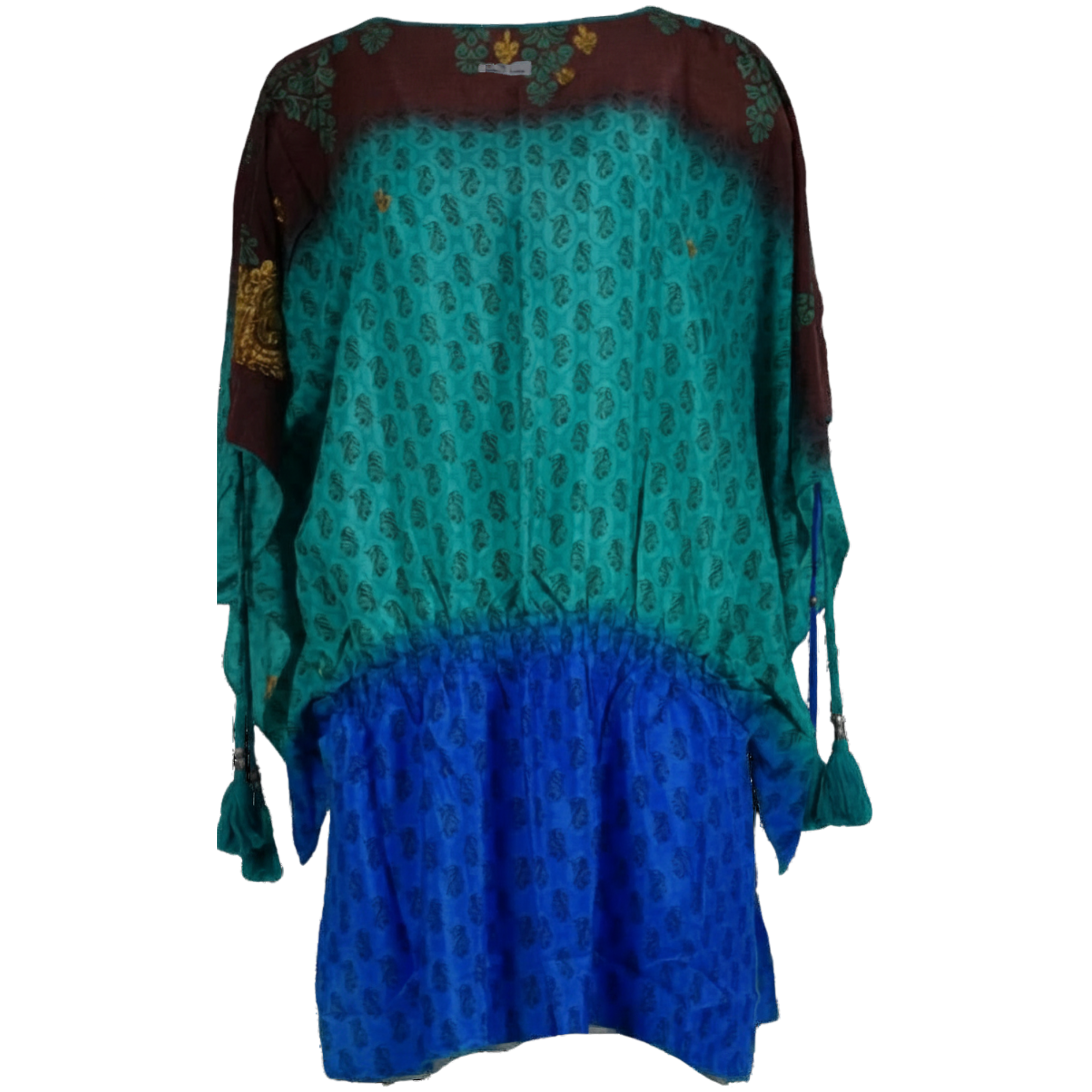 Priya Kaftanbluse Turquoise
