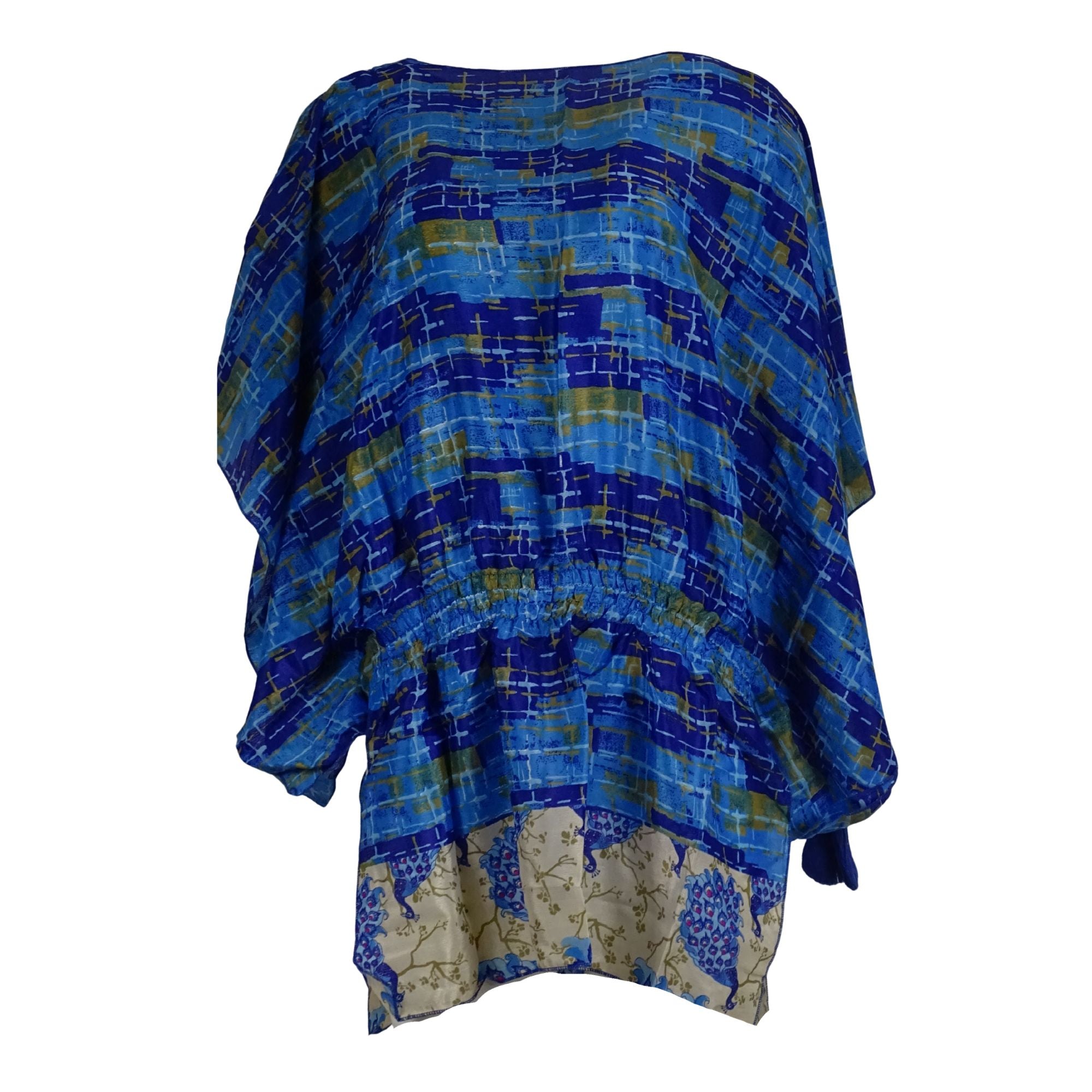 Priya Kaftanbluse Blue