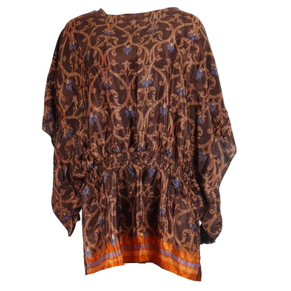 Priya Kaftanbluse Brown