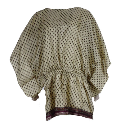 Priya Kaftanbluse Beige