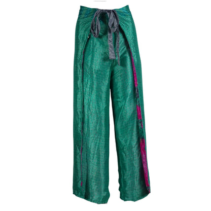 Anika Wrap Bukser - Turquoise Pink