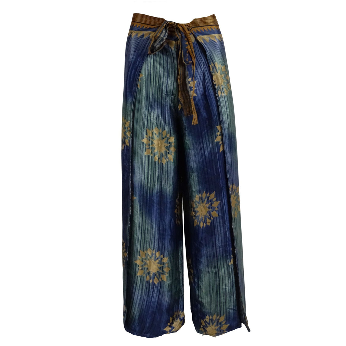 Anika Wrap Bukser - Navy Grey