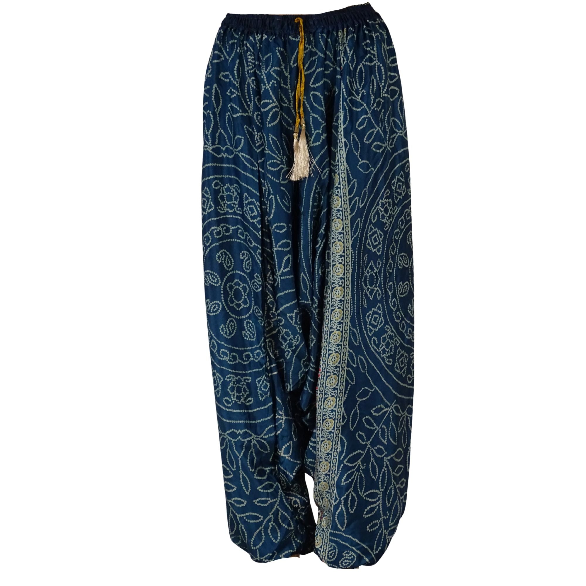 Baggy Haremsbukser Petrol Blue