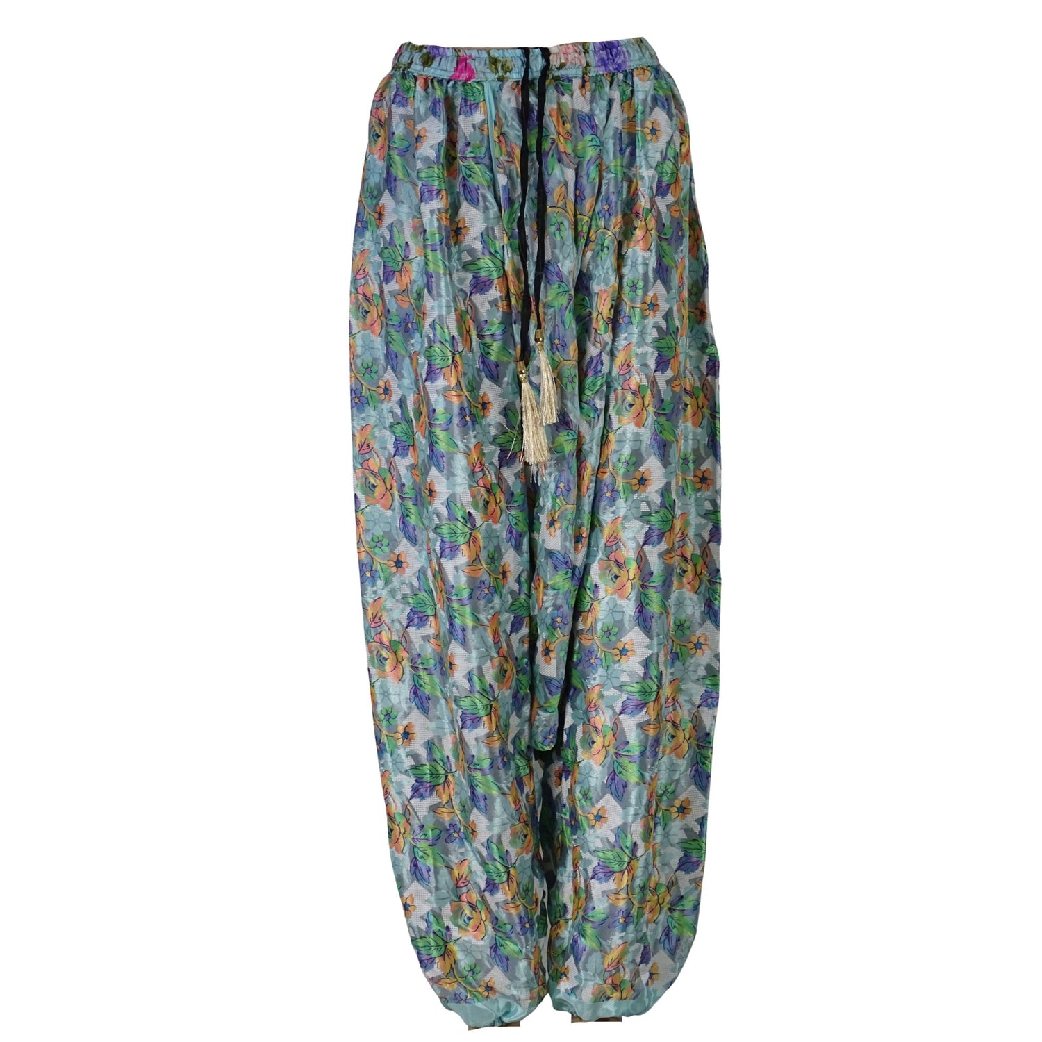 Baggy Haremsbukser Pastel Flowers