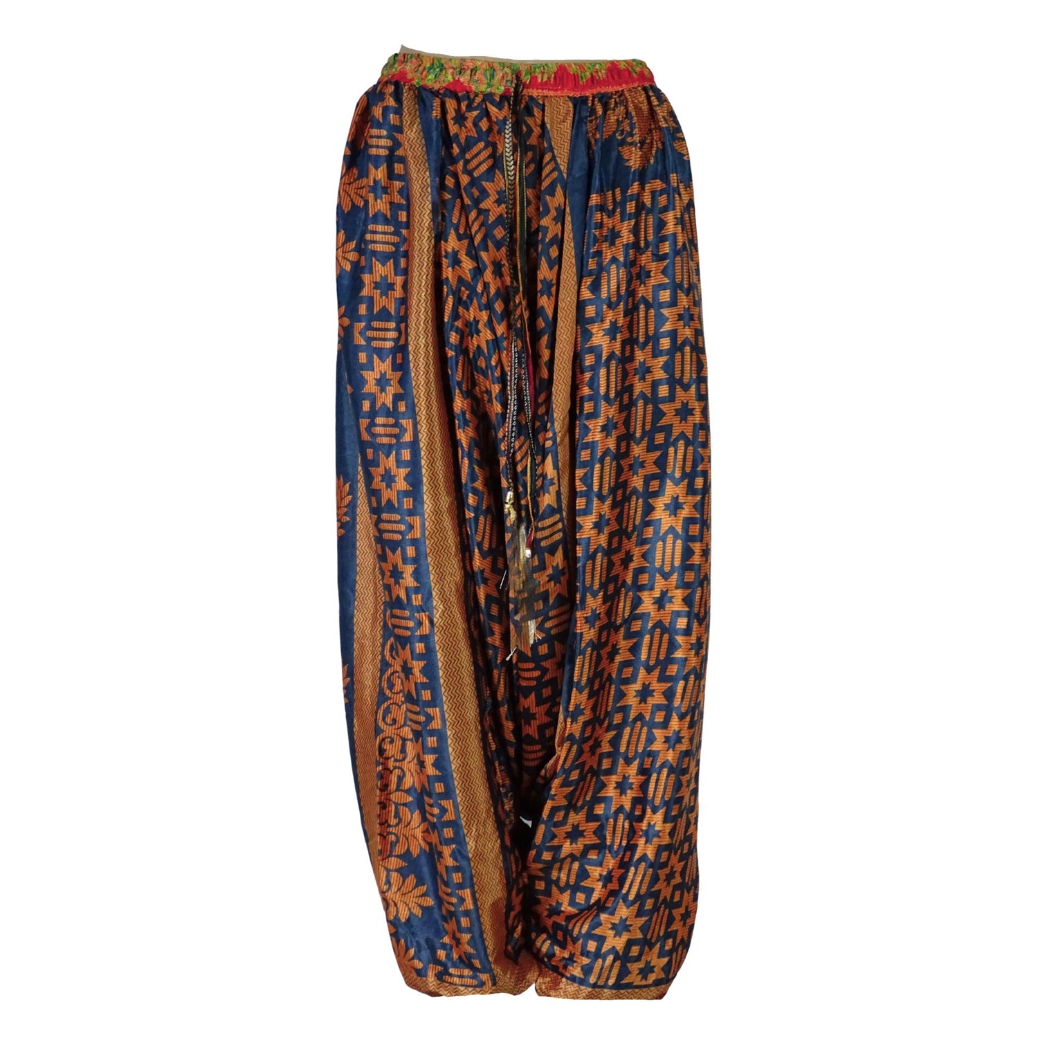 Baggy Haremsbukser Orange Grey