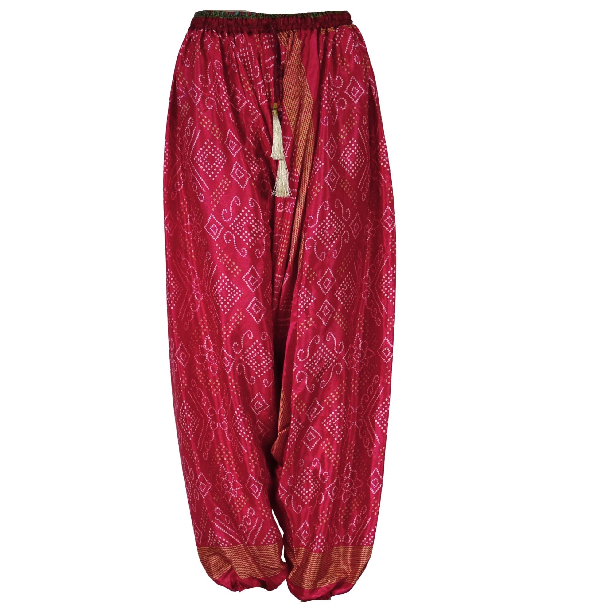 Baggy Haremsbukser Fuchsia