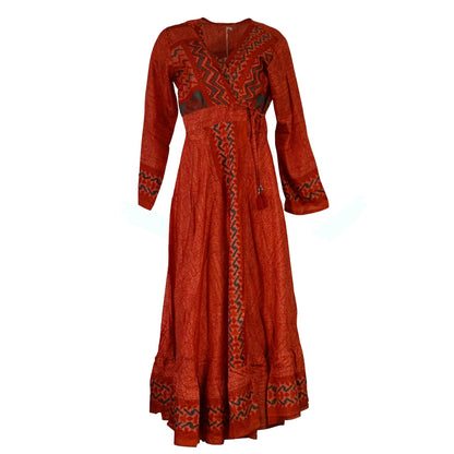 Bhavani Slå-om Kjole Terracotta Red