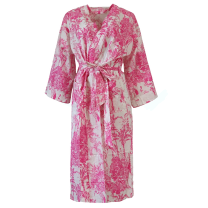Kimono Blockprint Pink n&