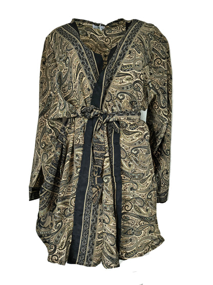 Avani Kimono Paisley Grey