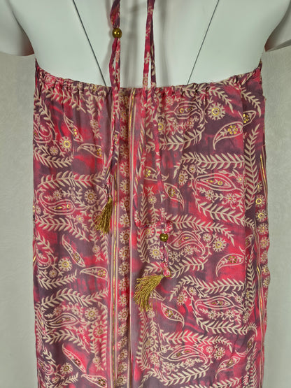 Nisha Halterneck Buksedragt - Pink