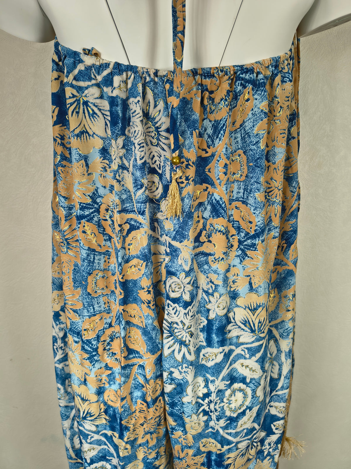 Nisha Halterneck Buksedragt - Blue