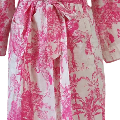 Kimono Blockprint Pink n&