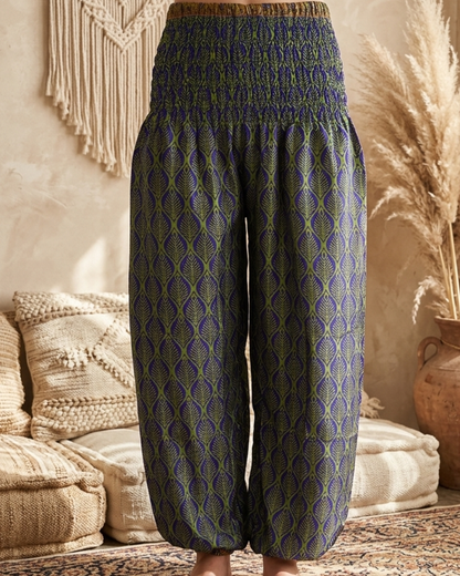 Haremsbukser Vintage Purple n&