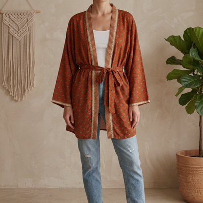 Avani Kimono Rust