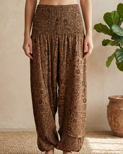 Haremsbukser Vintage Light Brown