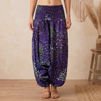 Baggy Bukser Peacock Purple