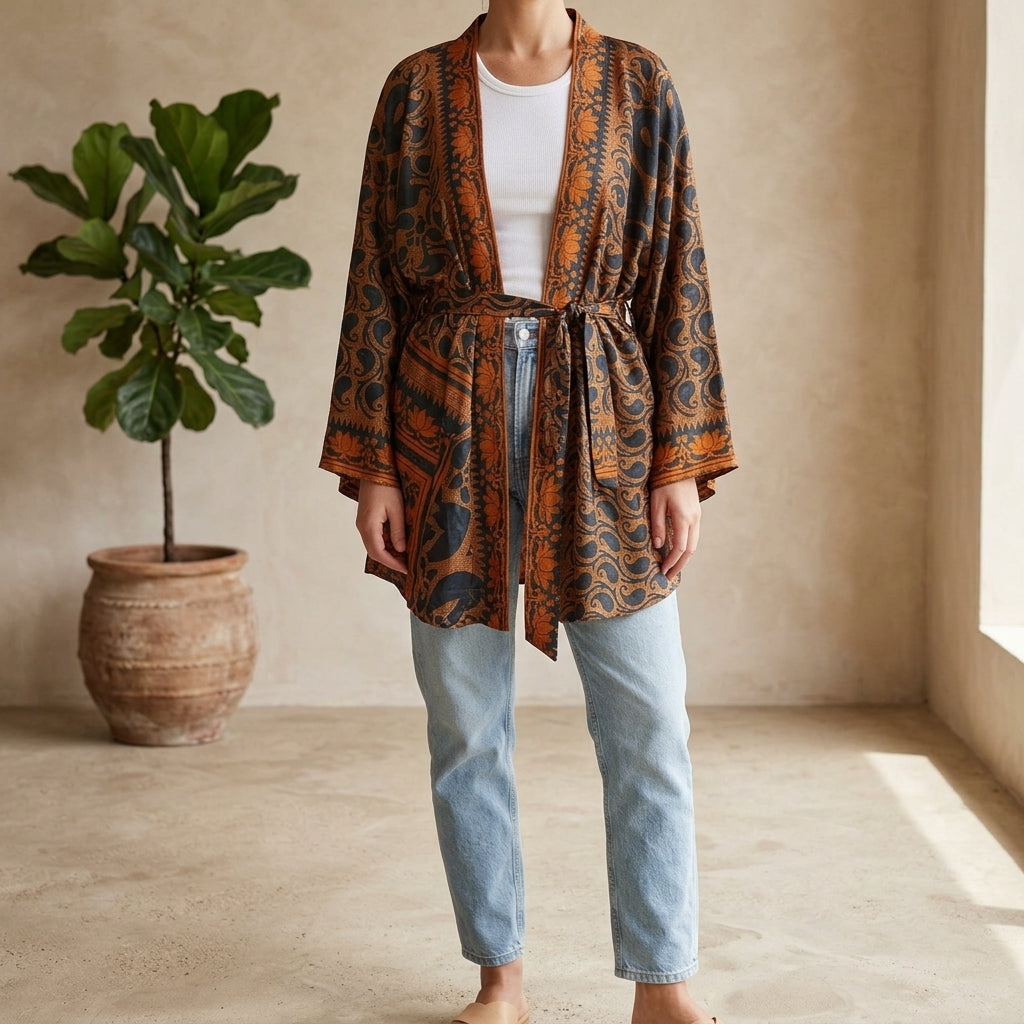 Avani Kimono Black n&