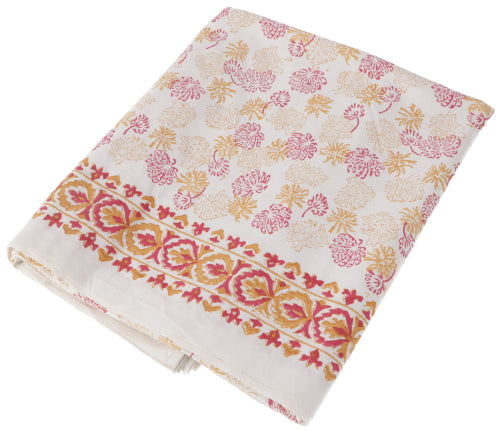Blockprint Dug Rose Gul