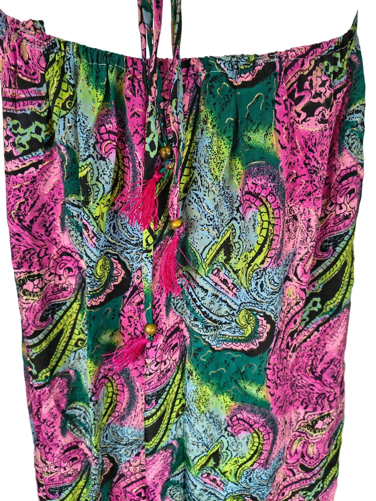 Nisha Halterneck Buksedragt - Paisley Pink
