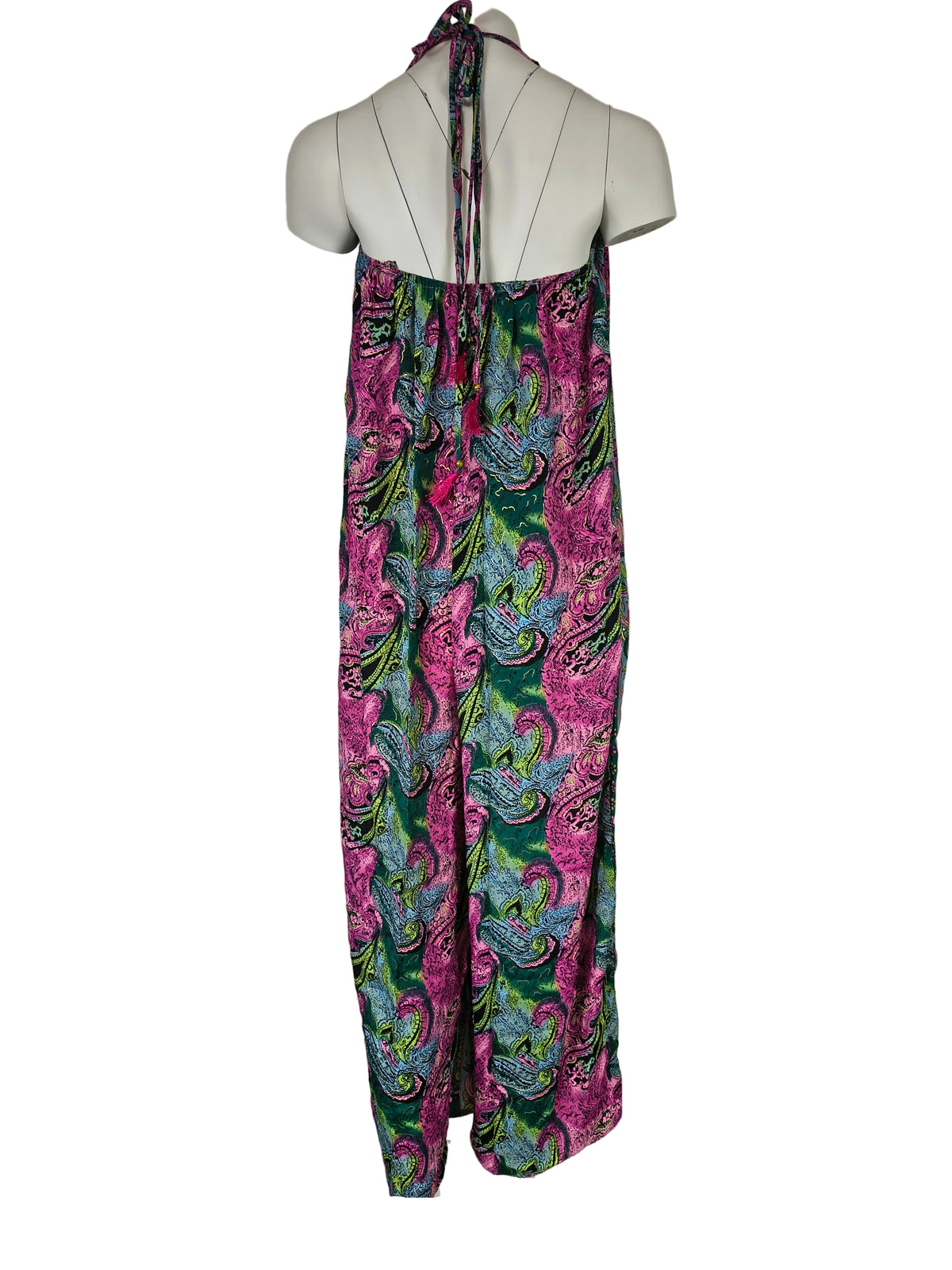 Nisha Halterneck Buksedragt - Paisley Pink